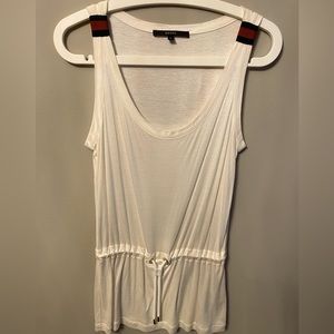 Gucci tank with blue and red trim
